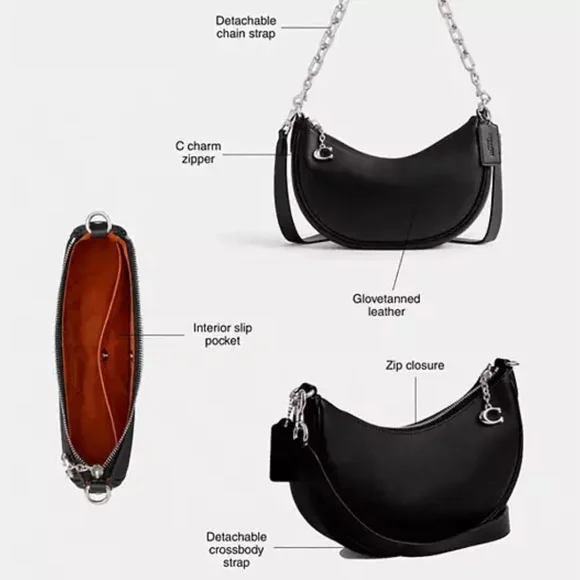 Coach Mira double-strap shoulder bag - Picture 8 of 14